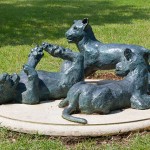 UNA Lions Statue